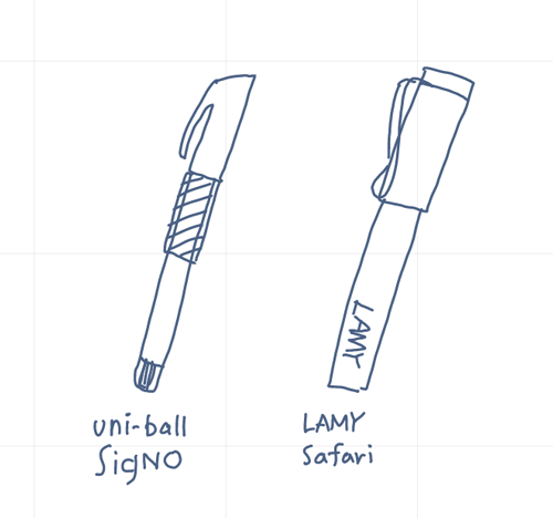 uni-ball-signo-vs-lamy-safari.png